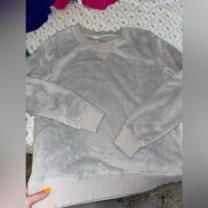 blanket material sweatshirt